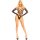 Leg Avenue Crotchless teddy with halter schwarz O/S
