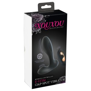 XOUXOU E-Stim Reizstrom G&amp;P-Punkt Vibrator schwarz