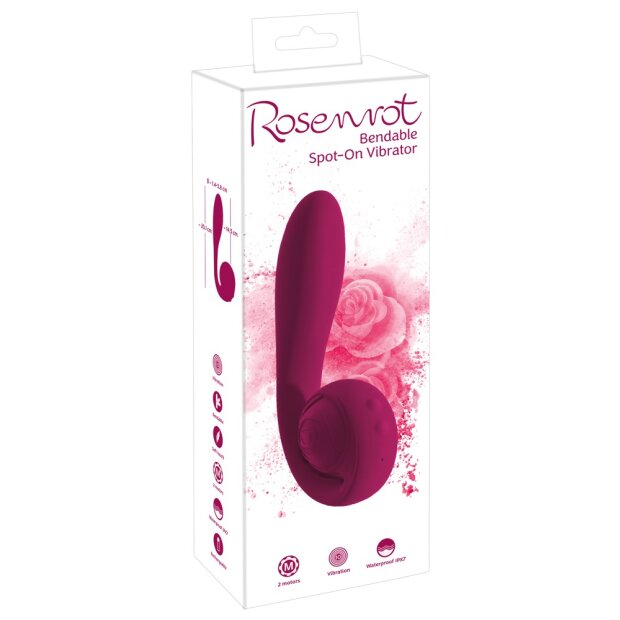 You2Toys Rosenrot Vibromasseur point G flexible rouge