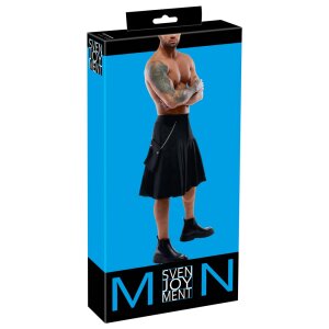 Mens Kilt Black S - 2XL