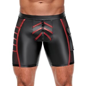 Mens Shorts Black/Red S - 2XL