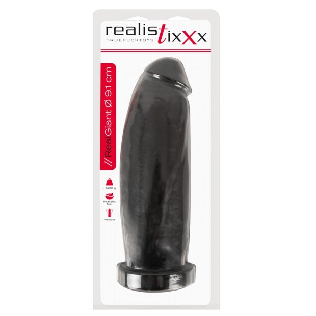 Realistixxx 9,1cm Giant Dildo - 29,8 cm
