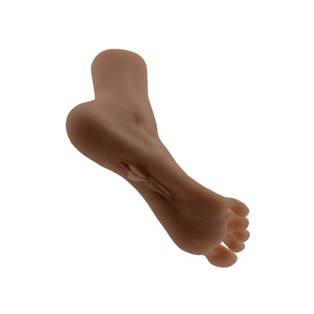 Zero Tolerance Pussy Foot Masturbator dark skin-colored