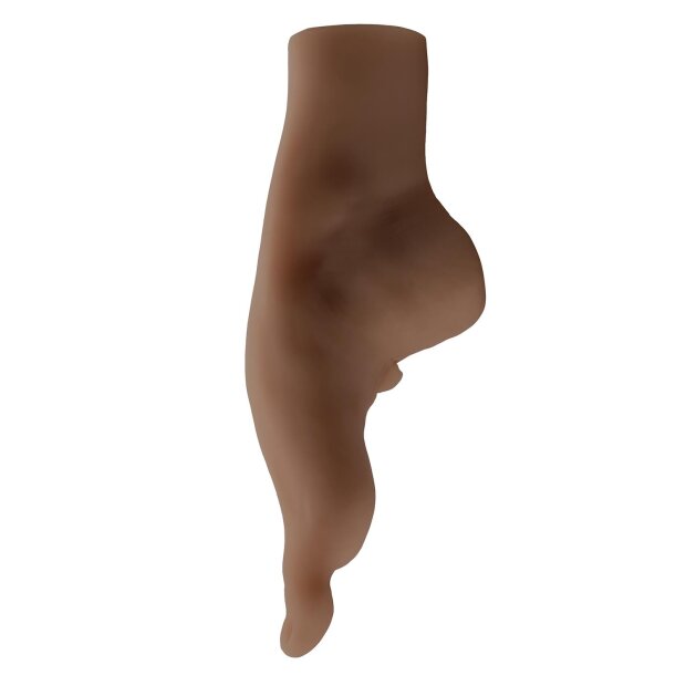 Zero Tolerance Pussy Foot Masturbator dark skin-colored