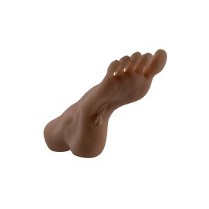 Zero Tolerance Pussy Foot Masturbator dark skin-colored
