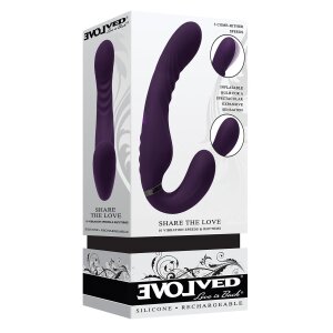 Evolved Share The Love Strap-On-Dildo 14,6 cm