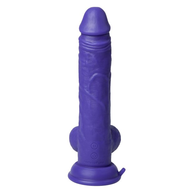 FemmeFun Vibrator Thruster Baller Dunkel-Lila