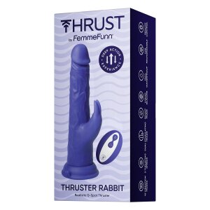 FemmeFun Vibromasseur Thruster Rabbit Violet foncé