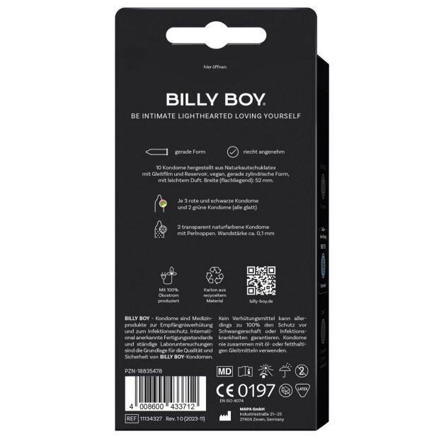 BILLY BOY Bunte Vielfalt 10 St. SB-Pack.