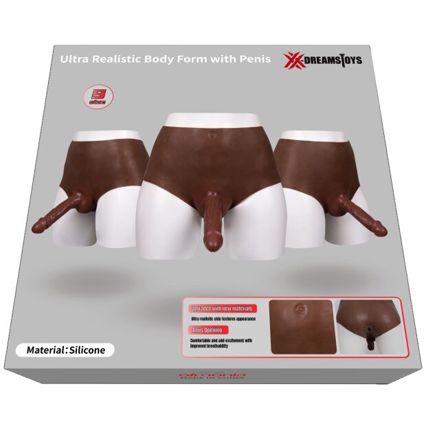 XX-DREAMSTOYS Ultra Realistic Penis Form black Size L
