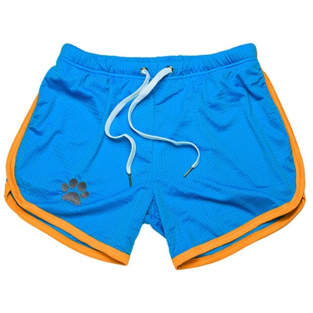 Kinky Puppy Paw Shorts Blue-Yellow M