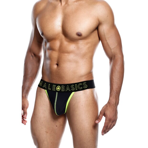 MaleBasics Neon Thong Yellow S
