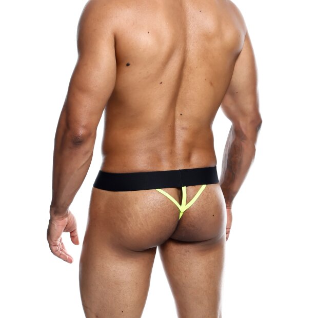 MaleBasics Neon Thong Yellow S