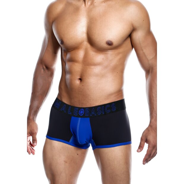 MaleBasics Neon Trunk Blue S - XL