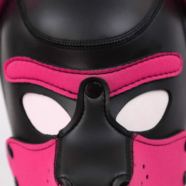 Kinky Puppy Neoprene Puppy Hoods PINK