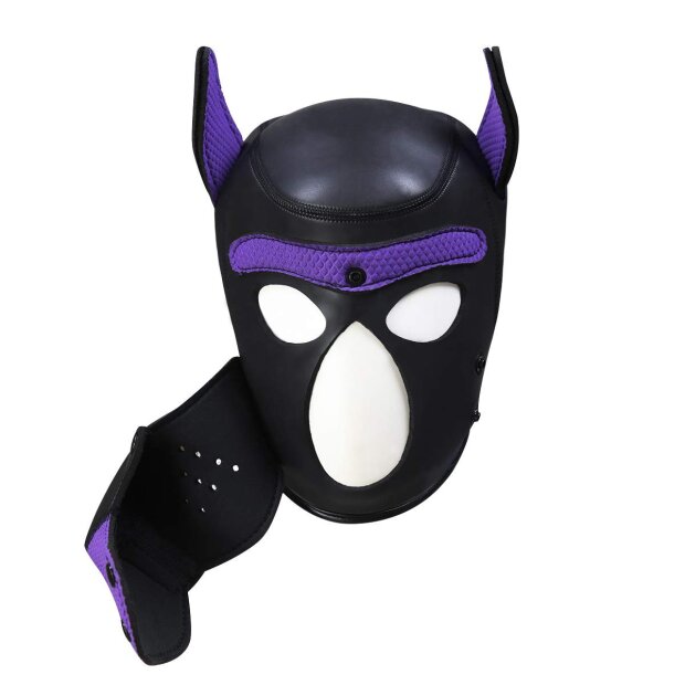 Kinky Puppy Neoprene Puppy Hoods PURPLE