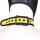Kinky Puppy Yellow neoprene necklace