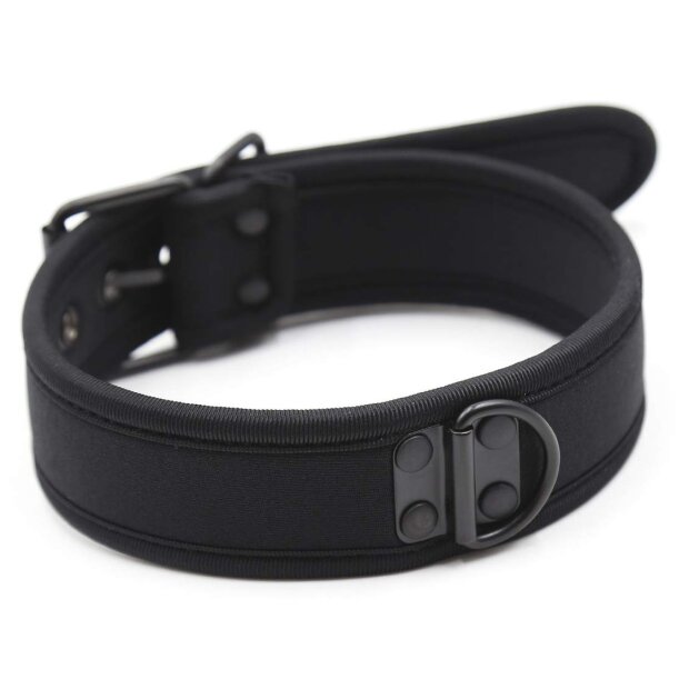 Kinky Puppy Black neoprene necklace