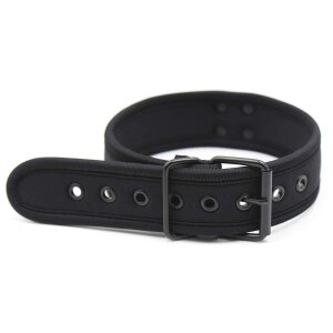 Kinky Puppy Black neoprene necklace
