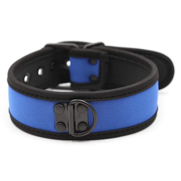 Kinky Puppy Blue neoprene necklace