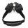 Kinky Puppy Black handcuffs with a handle
