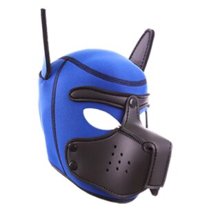 Kinky PUPPY Neoprene Hood Blue-Black