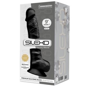 SILEXD Dildo Modell 1 Schwarz 23 cm