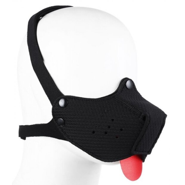 Kinky Puppy Dog Mouth Gag Noir
