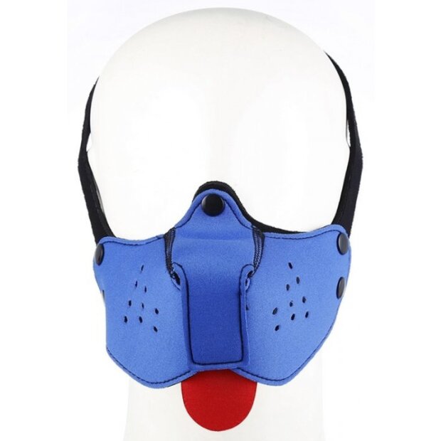 Kinky Puppy Dog Mouth Gag Bleu