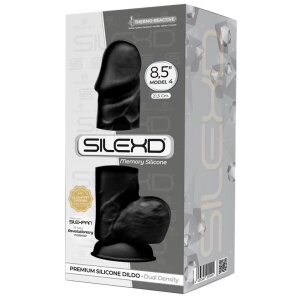 SILEXD Dildo Model 1  Schwarz 21,5 cm