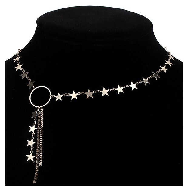 Joy Jewels Cuban Stars Gold Necklace