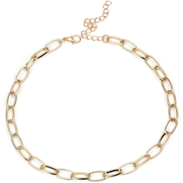 Joy Jewels Gold Hollow Ring Necklace