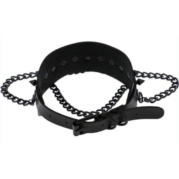 Joy Jewels Piky spiked collar Black
