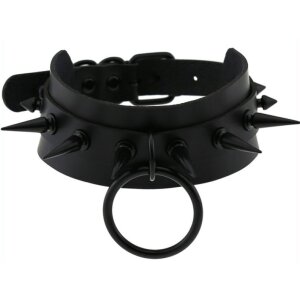 Joy Jewels Strobo Lish Spike Collar Black