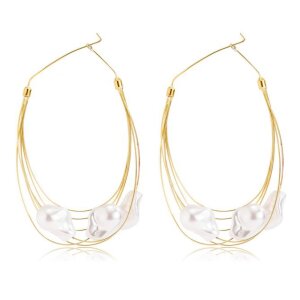 Joy Jewels Gold Ear Earrings 10 cm
