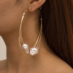 Joy Jewels Gold Ear Earrings 10 cm