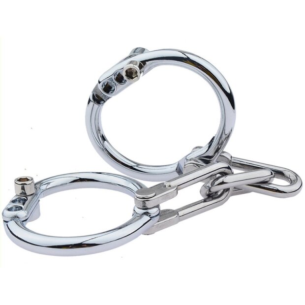 KINKgear Third Strict Metal Wrist Cuffs