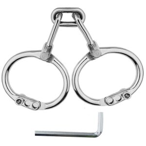 KINKgear Third Strict Metal Wrist Cuffs