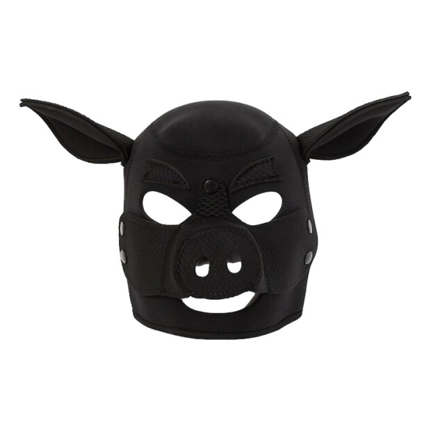 Kinky Puppy Pig Head Hood Black