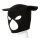 Kinky Puppy Pig Head Hood Black