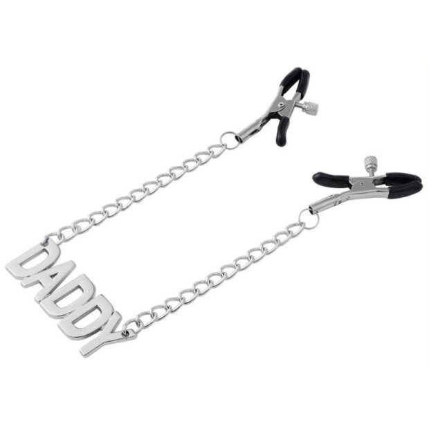 KINKgear Nipple Clamp with Daddy Plate 40cm