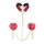 Joy Jewels Heart Red Nipple Cover