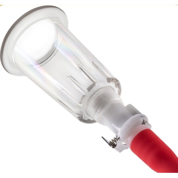 KINKgear Tit Up Double Cup Nipple Pump Red