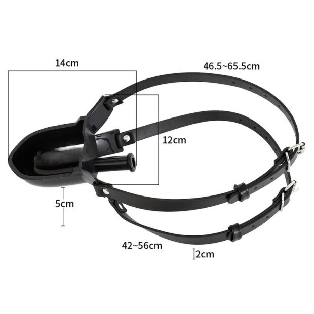 KINKgear Cup Uro Pissoir Black