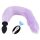 Kinky Puppy Plug Tail Vibe Fox Tail Vibe 6.5 x 3.2cm Tail 40 cm Purple