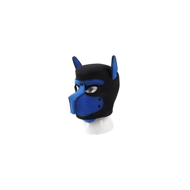 Kinky Puppy Neoprene Dog On Mask Black-Blue