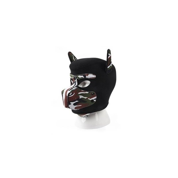 Kinky Puppy Neoprene Dog On Mask Black-Camouflage