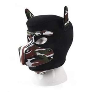 Kinky Puppy Neoprene Dog On Mask Black-Camouflage