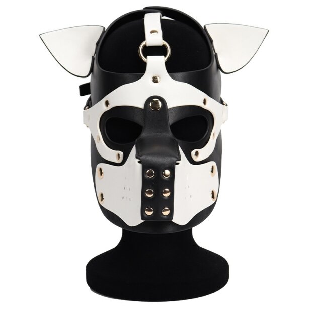 Kinky Puppy Dog Mask Ixo Black-White