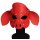 Kinky Puppy Pig Grox Mask Red